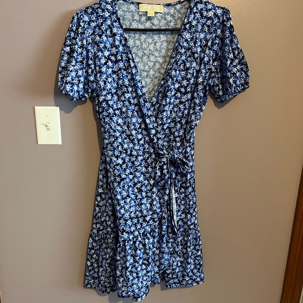 Michael Kors Floral Wrap Dress